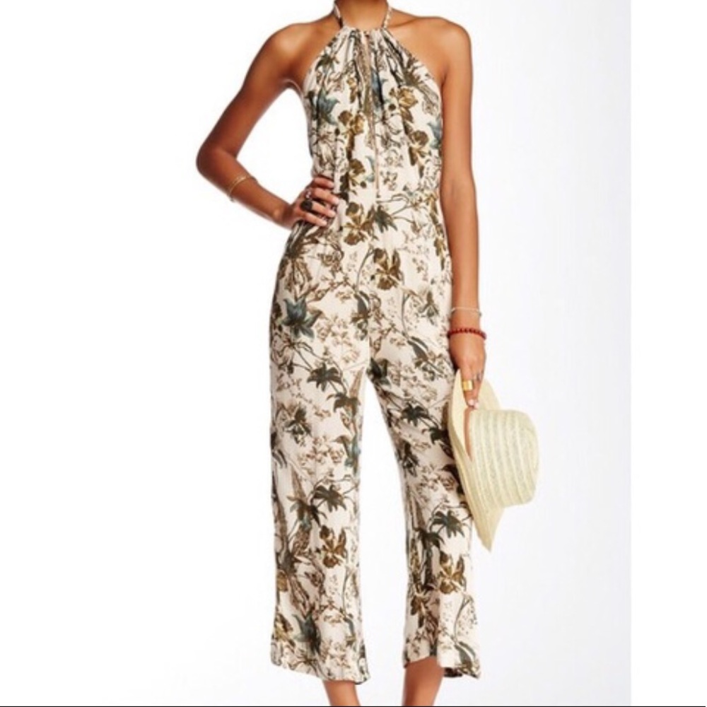 Free People Twisted Halter Jumpsuit
